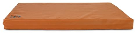 Jeflex - Esterilla de gimnasia portátil marrón y alfombrilla de suelo blando de 100 x 70 x 8 cm, fabricada en Alemania/esterilla de fitness y esterilla de yoga/esterilla de juego para infantiles