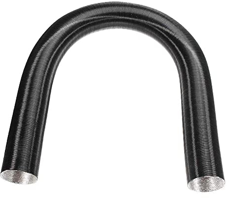 Auto Heizung Rohr Kanal, Lufteinlassschlauch 42mm, 200cm Heizungskanal Rohr Auto Aluminiumfolie Rohrschlauch Kanalentlüftung Warmluftauslass Abgasschlauch Auspuffrohr für Autos Luft Diesel Heizung