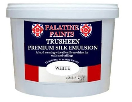 Palatine PaintsProtected By Performance Trusheen Premium Vinyl Silk Emulsion (Magnolia, 2.5 Litre)