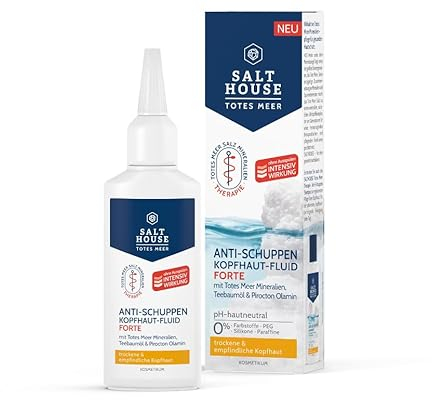 Salthouse Terapia anticaspa para el cuero cabelludo Forte, cuidado intensivo calmante, para cuero cabelludo propenso a la caspa, 75 ml