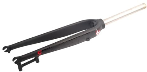 BSFHQS Fourche Rigide De Vélo 26 27,5 29 Universelle Fourche VTT 1-1/8 Droite Fourche Avant en Alliage D'aluminium Frein À Disque Fourche De Vélo À Libération Rapide 9x100mm(Black,29in)