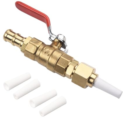 Kit D'assemblage De Buse De Sablage En Céramique Avec Connecteur De Robinet À Boisseau Sphérique En Laiton Pour Projets De Bricolage, 4 Embouts En Alumine (2,4/2,7/3,2/3,6 Mm)