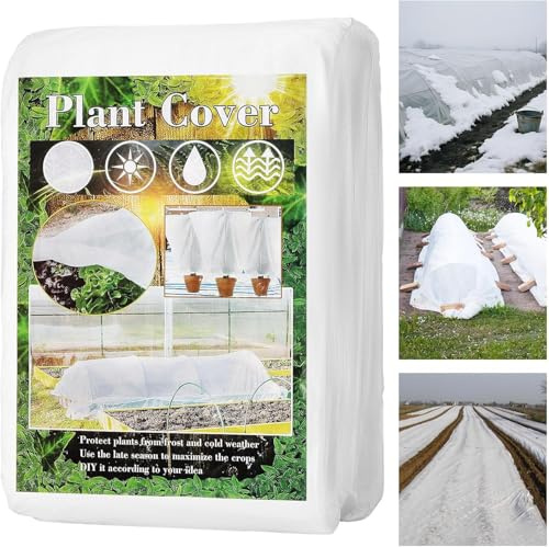 Windfromort Telo Protettivo Antigelo Invernale per Piante 3x10m – Tessuto Non Tessuto Traspirante e Resistente agli Strappi – Protezione dal Freddo, Gelo e Raggi UV per Giardino e Colture