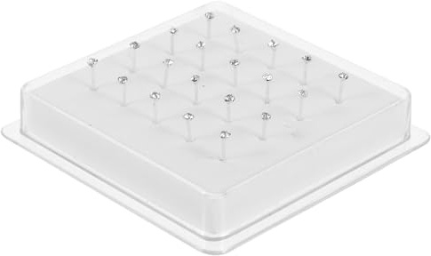 JOINPAYA 20 Anillos de Nariz Pequeños de Metal Plateado Barra Rígida, Juego de 20 Piezas para Mujeres y Niñas, Joyas para Piercings de Cartílago, Uso Diario y Obsequio