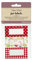 KitchenCraft Home Made Marmeladenglas-Etiketten mit Obst-Design, Rot / Weiß, 30 Stück
