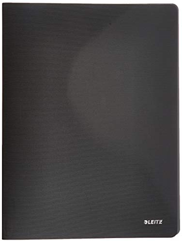 Leitz 45651095 Solid Sichtbuch PP A4, Schwarz, 40 Hüllen