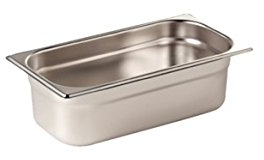 Stainless Steel 1/4 Gastronorm Container 150mm Pan Deep, Catering, Bain Marie, Gastro Food Pans