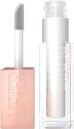Maybelline New York - Gloss à Lèvres Hydratant & Brillance Instantanée - Enrichi en Acide Hyaluronique - Lifter Gloss - Teinte : 001 Pearl
