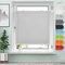 Sanfree Plissee Klemmfix Plisseerollo ohne Bohren Hellgrau B70 x H200cm inkl. Klemmträger Blickdicht und lichtdurchlässig Jalousie Faltrollo Sichtschutz und Sonnenschutz Rollo für Fenster & Tür