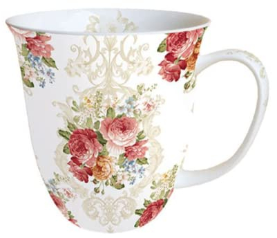 Ambiente Becher 0,4 L Sara Cream Rose