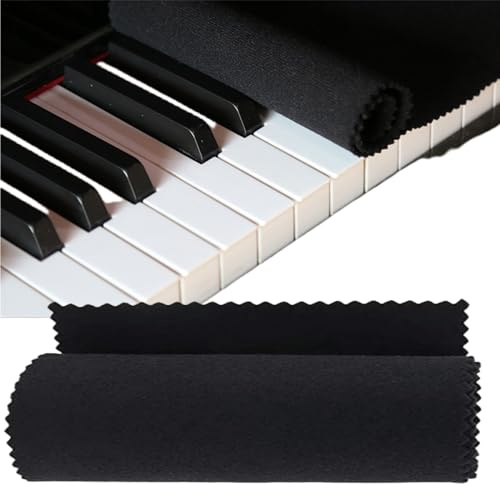 Tastiera Pianoforte Parapolvere,Copertura Tastiera Pianoforte,Copritastiera Pianoforte Panno,Piano Keys Cover Protettiva Cover,Copertura Pianoforte Cover per Pianoforte Tastiera Protettivo Dirt-proof