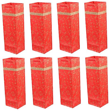 minkissy 10 Pièces Pochette Cadeau Bouteille De Vin Pochette De Rangement Pour Bouteille De Vin Rouge Réutilisable
