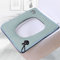 VPVEPHMKK Hängende waschbare toilettensitz abdeckung rechteck toilette hunde muster warmmer sitz deckel badezimmer badezimmer closeestool coverpad 4 farben Toilettensitz(Blue)