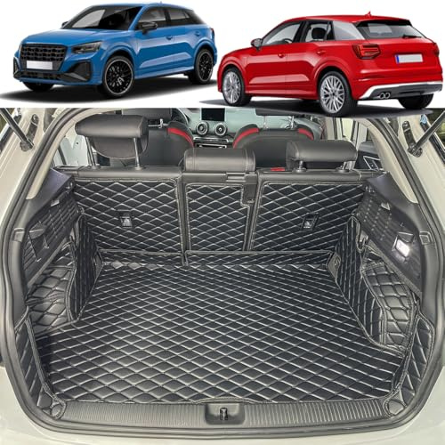 7DEEKEI Vasca Baule per Audi Q2 2016-2025 (piano di carico superiore) Protezione Bagagliaio su Misura