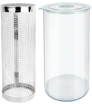 Breader Bowl Shaker for Frying,360 Degree Clear Mixer - Breading Shaker Container with Lid | for Home Kitchen Baking Camping Meal Preparation Deep Frying