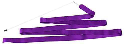 Gymnastikband Tanzband Turnband Rhythmikband Wirbelband Schwungband mit Stab 4 m