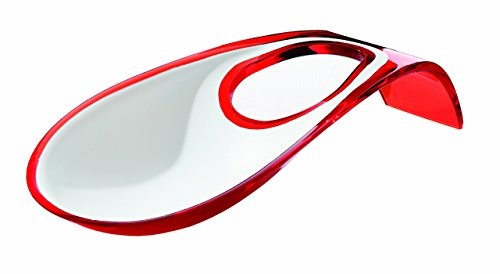 Guzzini - Kitchen Active Design, Zweifarbige Kochlöffelablage - Rot Transparent, 24 x 11 x h4,5 cm - 28560065