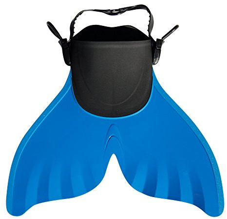 Sweam - Monoflosse verstellbar für Kinder von 8 bis 12 Jahre - Gr. 28/32 Blau