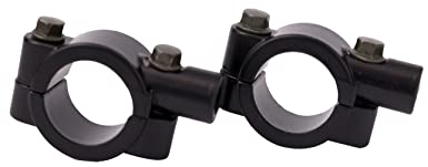 25mm Par de base soporte adaptador de manillar para moto bike espejo Bicicleta Negro 8mm