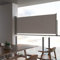 INLIFE Ausziehbare Seitenmarkise 100x300 cm Grau-5186