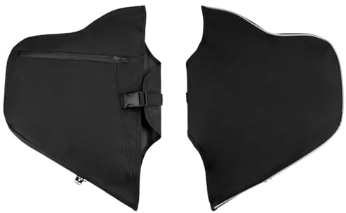 HDBUBALUS Soft Lowers Chaps Engine Bar Covers Leg Warmer Fit for Harley Softail Breakout Fat Boy Steet Bob FXFB FLS FLSTC FLSTF 2018-later
