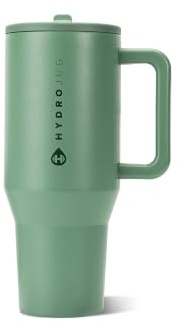 HydroJug Traveler 32oz, Insulated Tumbler with Handle & Straw, Sage
