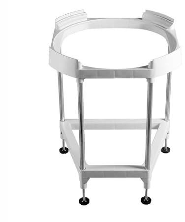 Ariston - Trepied Universel Ajustable pour Chauffe-eau Cylindrique - Diamètres 513-530-560 mm - Support Universel pour Chauffe eau muraux - Trépied 4 Pieds Réglables - 4090003