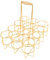Holibanna Stylish Beer Rack Strong Iron Beer Storage Aging Holder Wall Bottle Shelf