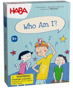 HABA - 2012191002 - Qui suis-Je, Classique des Jeux de Devinettes pour Les Enfants à Partir de 5 Ans, Jeu Amusant pour Toute la Famille, Édition avec du Matériel de Jeu de Haute Qualité