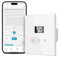 Interruptor de Persianas Wifi con Pantalla, 80x 80mm Interruptor de Persiana Inteligente Control por Smart Life, Compatible con Alexa/Google Assistant, Requiere Cable Neutro
