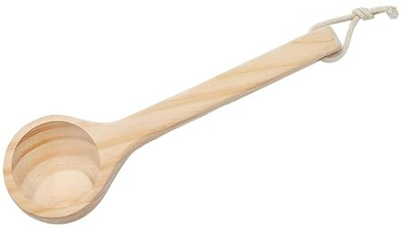 F Fityle Sauna Ladle Sauna Accessories Multipurpose Practical Sturdy, Gift, Wooden Water Ergonomic Handle for Home Houses Hotels