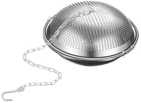 MUELODSIC Colador de Especias de Acero Inoxidable Filtro para Infusiones y Condimentos Cesta para Separar Sabores Cocina Infusor Multifuncional para Té y Guisos