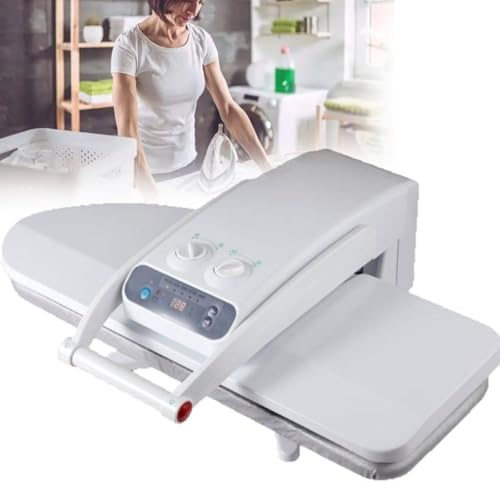 1800w ångpress För Kläder | Extra Stor Pressplatta (86 X 31 Cm), Tryck På 55 Kg, Digital Display, 5 Tyglägen, Värme På 60–200 °c Och 280 Ml Tank