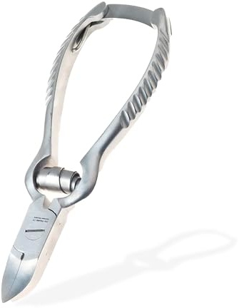 Otto Herder Manicure Nagelzange 11,5cm, Nagelknipser aus Edelstahl mit Pufferfeder für harte Nägel, Nagelschere für Fußnägel und Fingernägel