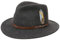 Stetson Newberg VitaFelt Traveller Hut - Einfarbiger Hut - Wasserabweisend - Robuster Filzhut - Made in USA - Herren - Ganzjährig anthrazit XL (60-61 cm)