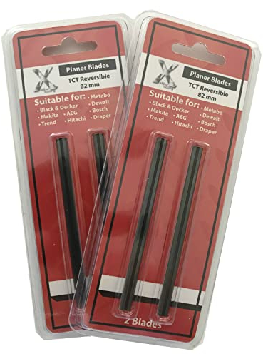 Lames de raboteuse en carbure d’outillage Xcalibur Compatible avec Black et Decker BD710 DN710 BD711 KW713 (1)