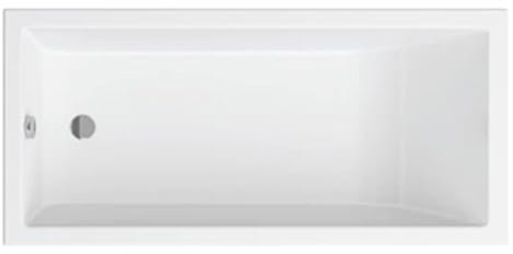 SANITANA CUBIC Bañera Acrílica Rectangular Blanco 70X150 CMS