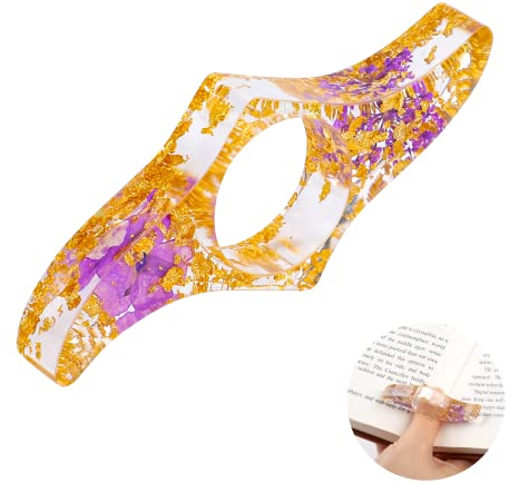 Support de page de livre en résine - Accessoire de lecture pour enseignants amateurs de livres