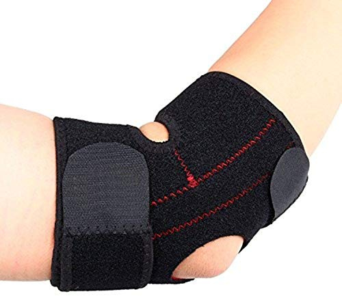 Honiwu Elbow Support Brace, Adjustable Elbow Strap with Dual Spring Splints | Breathable Elbow Brace, Protect and Support Elbows, Fits Left or Right, Elbow Support Women, for Golfers Elbow Tennis Elbow