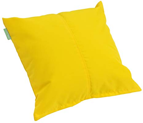 Gardenista Cuscino da Esterno Resistente all'Acqua con Imbottitura in Fiocchi di Schiuma | Cuscino 18” per Mobili da Giardino (Giallo)
