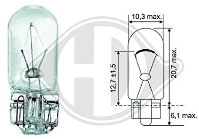 DIEDERICHS Glühlampe, Positions-/Begrenzungsleuchte