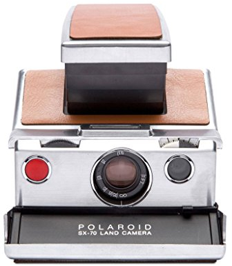 Polaroid Originals 4695 SX-70 Camera, Silver, Brown