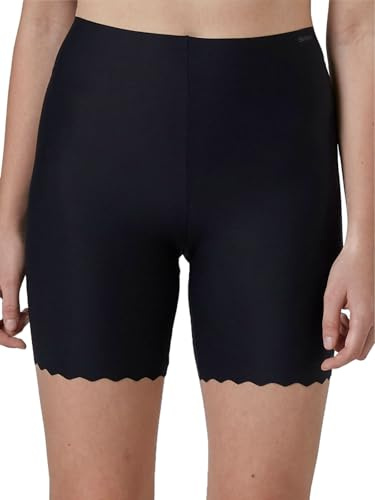 Skiny Mujer Micro Lovers Hose Kurz Pantalones Cortos de Lino Not Applicable, Negro (Black 7665.00), 46 (Talla del Fabricante: 44/46)