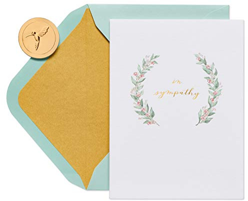 Papyrus Sympathy Card (Wishes of Peace)