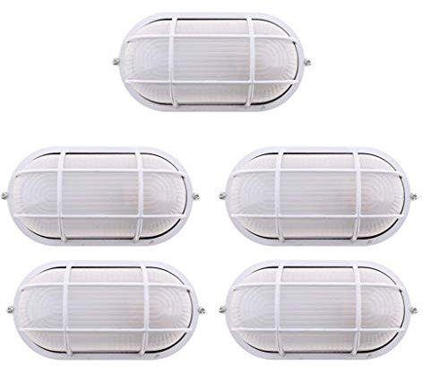 Tubayia Lot de 5 lampes ovales pour sauna