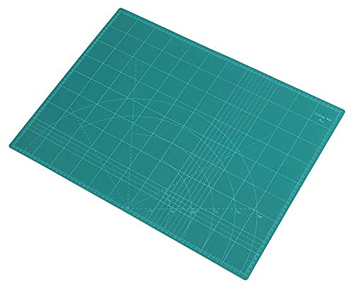 Skärmatta 60 x 45 cm, självläkande, metrisk uppdelning Skärmatta/skrivbordsmatta, skärmatta, skärmatta, skärmatta för roterande skär, miljövänlig tillverkad av PVC