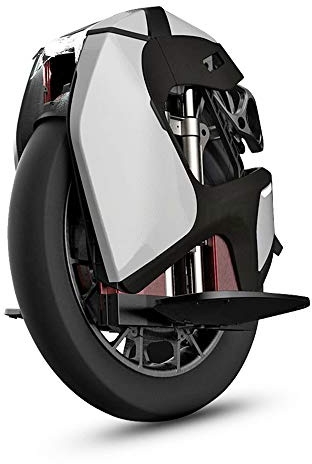 KINGSONG KS-S18 Ciclomotor Eléctrico, Adulto, Blanco, Motor de 2200W, Autonomía de hasta 100km, Velocidad Limitada de 25km/h, Neumático Hinchable de 18, Altavoz y Bluetooth