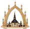 Lenk & Sohn - Leuchterbogen 7 flammig Seiff. Kirche, Kurrende schwarz - 42x43cm