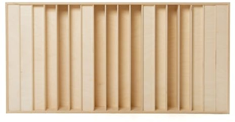 Bluetone Acoustics QRD N17 Natural Wood Akustisk Diffuser - Högkvalitativa akustikpaneler för att förbättra rummets akustik.