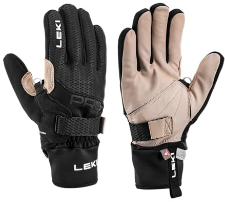 LEKI Bastón de esquí Unisex para Adultos, Negro, L